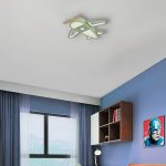 Παιδικό Φωτιστικό οροφής LED AIRPLANE με ασύρματο χειριστήριο