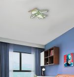 Παιδικό Φωτιστικό οροφής LED AIRPLANE με ασύρματο χειριστήριο