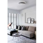 Φωτιστικό οροφής LED 63W CCT με ασύρματο τηλεχειρισμό ALAVES Μαύρο - Image 2