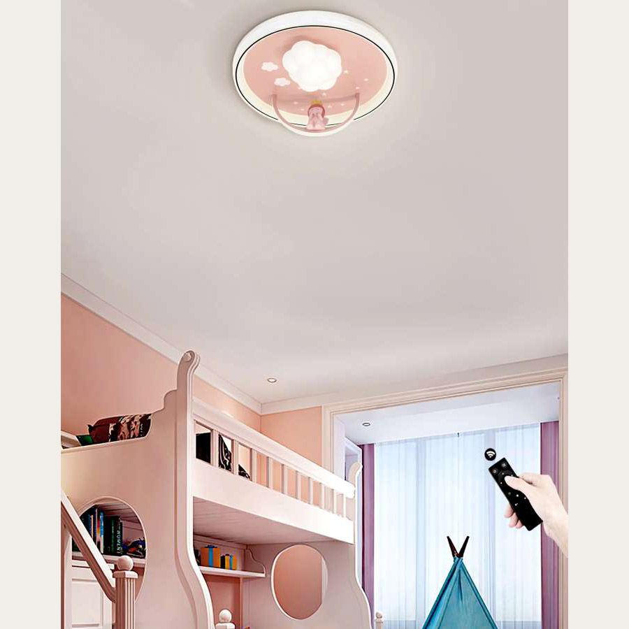 SWINGS_room Φωτιστικό οροφής παιδικό LED 79W CCT με ασύρματο τηλεχειρισμό SWINGS - Image 1
