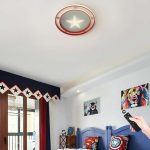 Φωτιστικό οροφής παιδικό LED 80W CCT με ασύρματο τηλεχειρισμό  CAPTAIN AMERICA