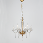 ΚΡΕΜΑΣΤΟ ΦΩΤΙΣΤΙΚΟ 6ΧΕ14 ΔΙΑΦΑΝΟ ΚΡΥΣΤΑΛΛΟ+ΧΡΥΣΟ ΜΕΤΑΛΛΟ Φ54ΧΗ178CM VIOLET