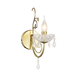 ΕΠΙΤΟΙΧΙΟ ΦΩΤΙΣΤΙΚΟ 1ΧΕ14 ΜΕΤΑΛΛΟ ΧΡΥΣΟ ΜΠΡΟΝΖΕ ΜΕ ΚΡΥΣΤΑΛΛΑ 12Χ27ΧΗ37CM FABERGE