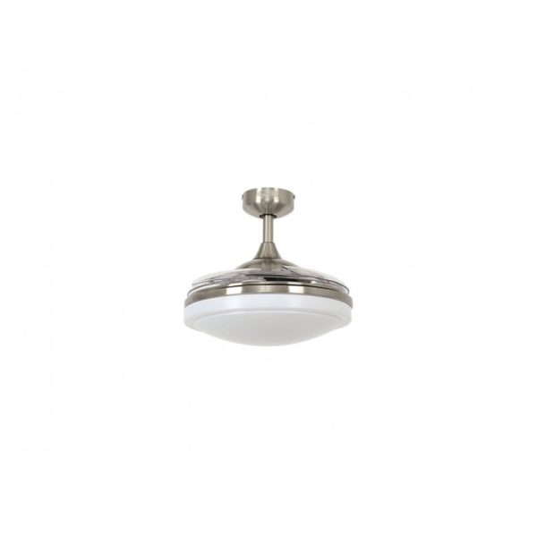 Beacon Ανεμιστήρας Οροφής Fanaway Evora Brushed Chrome αναδιπλούμενα πτερύγια με ασύρματο χειριστήριο - Image 2