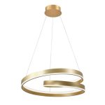 Κρεμαστό Φωτιστικό Led 59W 3000K D60cm Χρυσό Capri 4291301