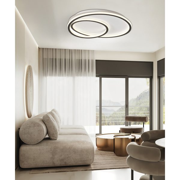 Φωτιστικό Οροφής LED 40W 2175Lm 3000K Double Arla - Image 2