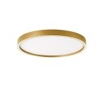 Φωτιστικό Οροφής LED 38W 1530Lm 3000K/4000Κ CCT Χρυσό D:500 Vanessa