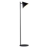 Επιδαπέδιο Φωτιστικό Μαύρο Χρώμα με μεταλλικό καπέλο Senik