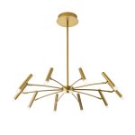 Κρεμαστό Φωτιστικό LED 50W 2885Lm 3000K Χρυσό Secret