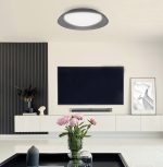 Φωτιστικό Οροφής LED D:43cm 23W 900Lm Ανθρακί Britney - Image 2