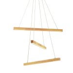 ΚΡΕΜΑΣΤΟ ΦΩΤΙΣΤΙΚΟ LED 27W 3000K 2850LM ON/OFF CANELA ΞΥΛΟ ΜΕ ΛΕΥΚΗ ΡΟΖΕΤΑ D56XH100CM