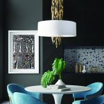 ΚΡΕΜΑΣΤΟ ΦΩΤΙΣΤΙΚΟ 5ΧΕ14 CASCADA ΧΡΥΣΟ ΜΕΤ/ΚΟ + ΛΕΥΚΟ ΥΦΑΣΜΑ D60XH100CM - Image 2