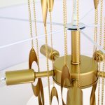 ΚΡΕΜΑΣΤΟ ΦΩΤΙΣΤΙΚΟ 5ΧΕ14 CASCADA ΧΡΥΣΟ ΜΕΤ/ΚΟ + ΛΕΥΚΟ ΥΦΑΣΜΑ D60XH100CM - Image 3