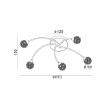 ΟΡΟΦΗΣ ΚΡΥΣΤΑΛΛΙΝΕΣ ΜΠΑΛΕΣ 5ΧG9 SKYLAR - Image 2