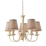 ΚΡΕΜΑΣΤΟ ΦΩΤΙΣΤΙΚΟ 5XE14 ΠΑΤΙΝΑ - ΓΚΡΙ ΑΜΠΑΖΟΥΡ Φ54cm AVIGNON