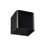 ΕΠΙΤΟΙΧΙΟ ΦΩΤΙΣΤΙΚΟ LED ΜΑΥΡΟ UP-DOWN CUBE 1X3W 230V 3000K 30000hr NEPHELE