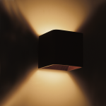 ΕΠΙΤΟΙΧΙΟ ΦΩΤΙΣΤΙΚΟ LED ΑΠΟΧΡΩΣΗ ΞΥΛΟΥ UPDOWN CUBE 1X3W 230V 3000K 30000hr NEPHELE - Image 2