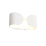 ΑΠΛΙΚΑ LED ΕΜΜΕΣΟΥ ΦΩΤΙΣΜΟΥ 2X3W 230V 3000K 25000hrs Λευκή NEPHELE