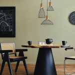 Φωτιστικό Κρεμαστό Μονόφωτο 1xGU10 TORNADE μαύρο μεταλλικό+ξύλο Φ35Χ120CM - Image 2