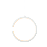 ΚΡΕΜΑΣΤΟ ΦΩΤΙΣΤΙΚΟ  LED 8W 3000K 750LM ΛΕΥΚΟ ΜΕΤΑΛΛΙΚΟ 22X11XH129CM EUCLID3