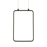 ΚΡΕΜΑΣΤΟ ΦΩΤΙΣΤΙΚΟ  LED 11W 3000K 1044LM ΜΑΥΡΟ ΜΕΤΑΛΛΙΚΟ 18X11XH136CM SYMETRIA