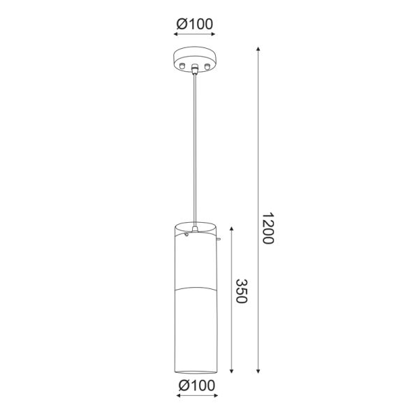 ΚΡΕΜΑΣΤΟ Φ/Σ 1ΧΕ27 ΧΡΩΜΙΟ ΓΥΑΛΙ+ΜΕΤΑΛΛΟ Φ10ΧΗ120CM DEJAVU - Image 3