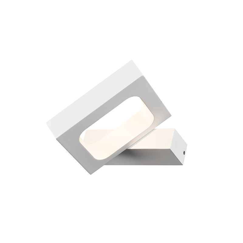 ZD80856LEDWH ΕΠΙΤΟΙΧΟ ΦΩΤΙΣΤΙΚΟ LED 6W 3000K ΑΛΟΥΜΙΝΙΟ ΛΕΥΚΟ 14,5X13X3CM CYCLOP - Image 1