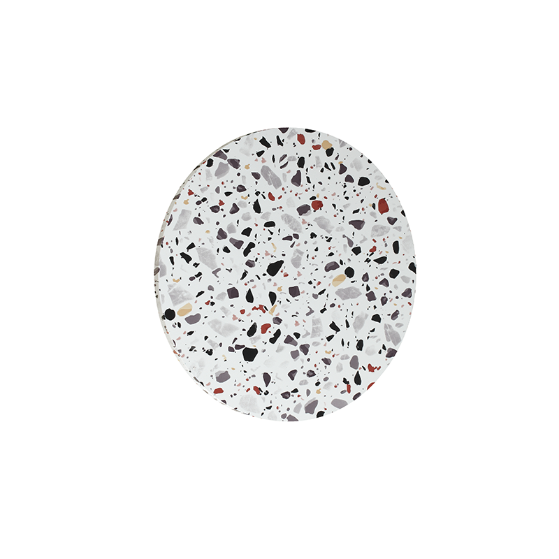 ZM1715LEDWT ΕΠΙΤΟΙΧΟ ΦΩΤΙΣΤΙΚΟ LED 15W 3000Κ 1200LM TERRAZZO MDF ΚΥΚΛΟΣ Φ30ΧΗ3,6CM ECLIPSE - Image 1