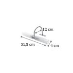 Επιτοίχιο φωτιστικό οξυντέ μέταλλο και αμμοβολή γυαλί (1046-Οξυντέ) - Image 2