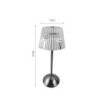 Επιτραπέζιο επαναφορτιζόμενο φωτιστικό 3CCT σε οξυντέ απόχρωση (3037-Brass) - Image 2