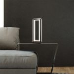 Επιτραπέζιο φωτιστικό LED 16W 3000K από αλουμίνιο σε μαύρη απόχρωση D:40cm (3020) - Image 2