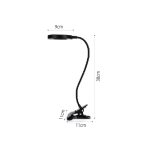 Φωτιστικό LED 7W 3CCT (by switch) με κλίπ σε λευκό χρώμα D:38cm (3044-WH) - Image 3