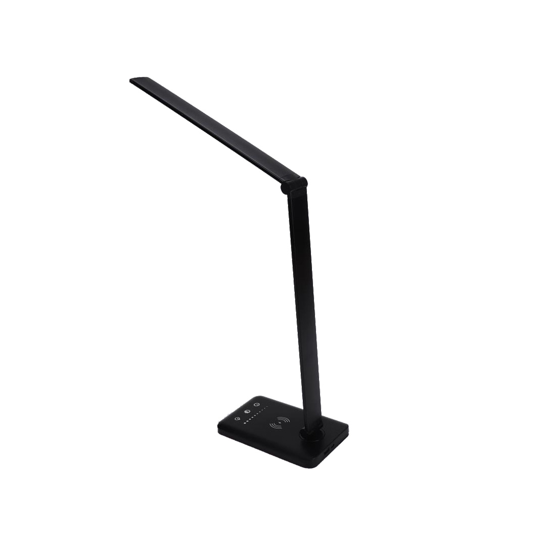 3045-BL Επιτραπέζιο φωτιστικό LED 7W 3CCT (by touch) σε μαύρο χρώμα D:39cm (3045-BL) - Image 1