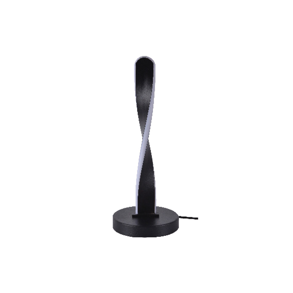 3047black Επιτραπέζιο φωτιστικό LED από αλουμίνιο σε μαύρη ματ απόχρωση (3047-Black) - Image 1