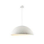 Κρεμαστό φωτιστικό λευκό από γύψο 1XE27 D:60cm (4063-White)