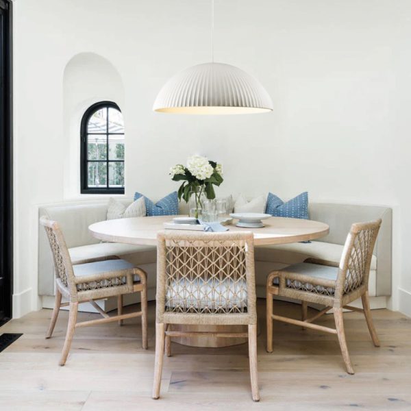 Κρεμαστό φωτιστικό λευκό από γύψο 1XE27 D:60cm (4063-White) - Image 2