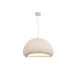Κρεμαστό φωτιστικό από Fiberglass 1XE27 D:50cm (4067-Β)