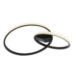 Φωτιστικό οροφής από αλουμίνιο σε μαύρη απόχρωση (42012)