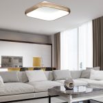 Πλαφονιέρα οροφής LED 78W 3CCT από μαύρο μέταλλο και λευκό ακρυλικό D:45cm (42030-Black) - Image 3