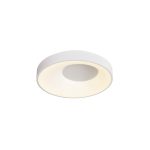 Πλαφονιέρα οροφής LED 36W 3CCT από λευκό μέταλλο και ακρυλικό D:48cm (42040-White)