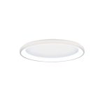 Πλαφονιέρα οροφής LED 38W 3CCT από λευκό μέταλλο και ακρυλικό D:80x5cm (42044-A-White)