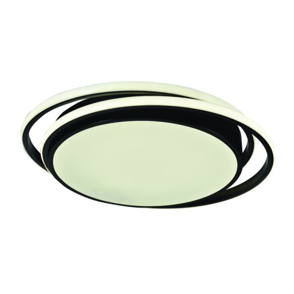 Φωτιστικό οροφής LED 36W από αλουμίνιο σε μαύρο χρώμα - Image 4