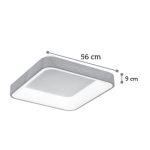 Φωτιστικό οροφής LED 58W από καφέ μέταλλο και ακρυλικό (42174-Α) - Image 2