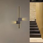 Επιτοίχιο φωτιστικό LED 14W & 2*3W 3CCT από μαύρο μέταλλο (43043-BL) - Image 4