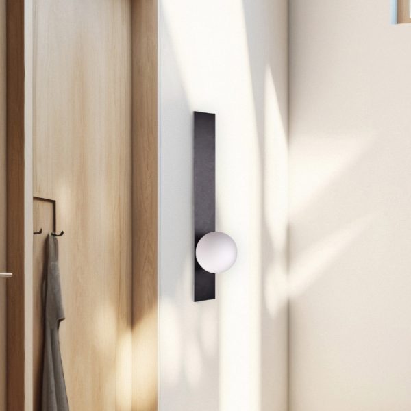 Επιτοίχιο φωτιστικό LED 14W & G9 3CCT από μαύρο μέταλλο (43044-BL) - Image 3