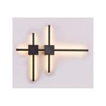 Επιτοίχιο φωτιστικό LED 21W 3CCT από μαύρο μέταλλο (43048-BL) - Image 3