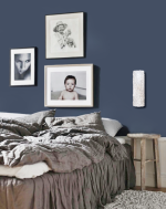 Επιτοίχιο φωτιστικό κυλινδρικό διάτρητο γύψινο σε φωτισμό Up Down - Image 2