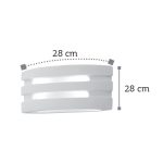 Επιτοίχιο φωτιστικό γύψινο 28cm - Image 2