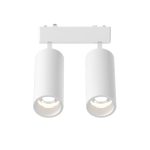 Φωτιστικό LED 2x9W 3CCT για Ultra-Thin μαγνητική ράγα σε λευκή απόχρωση D:16cmX4,4cm (T05205-WH)