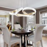 Κρεμαστό φωτιστικό LED 40W 3CCT εναλλαγή χρωμάτων σε χρώμιο D:60cm (6101-Chrome) - Image 3